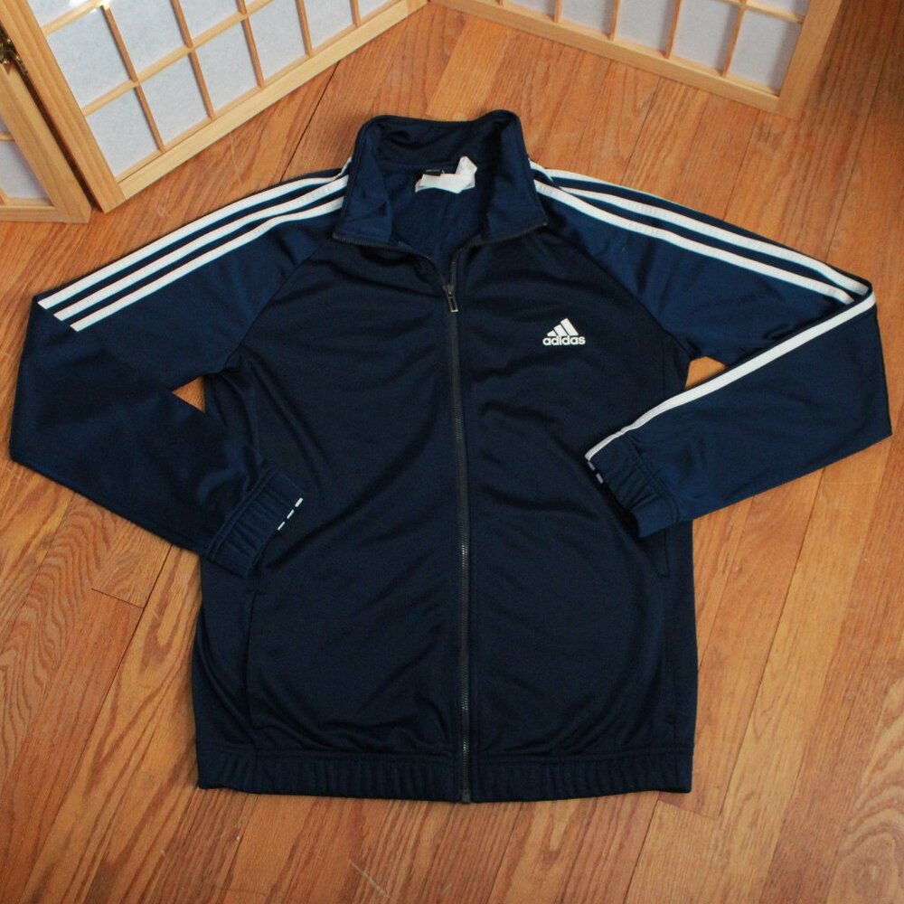 Adidas 3 Stripe Zip-Up Track Jacket